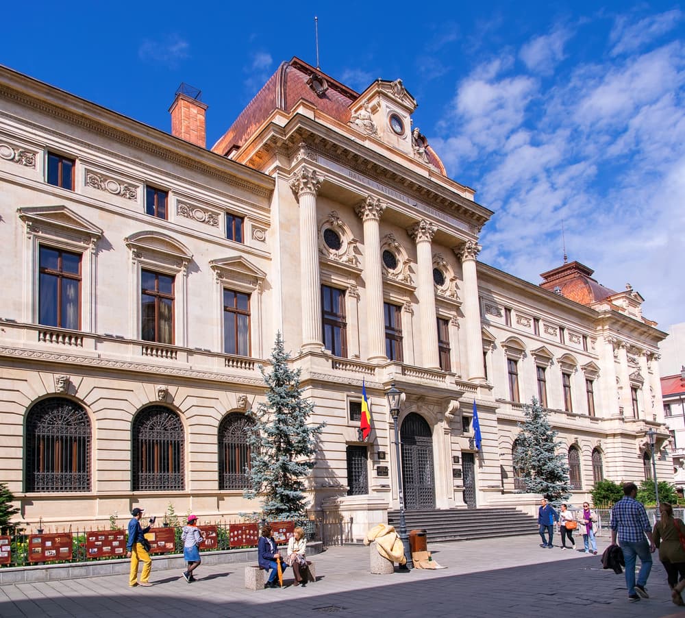Bucharest Centennial: The National Bank of Romania Palace, a landmark building in the capital