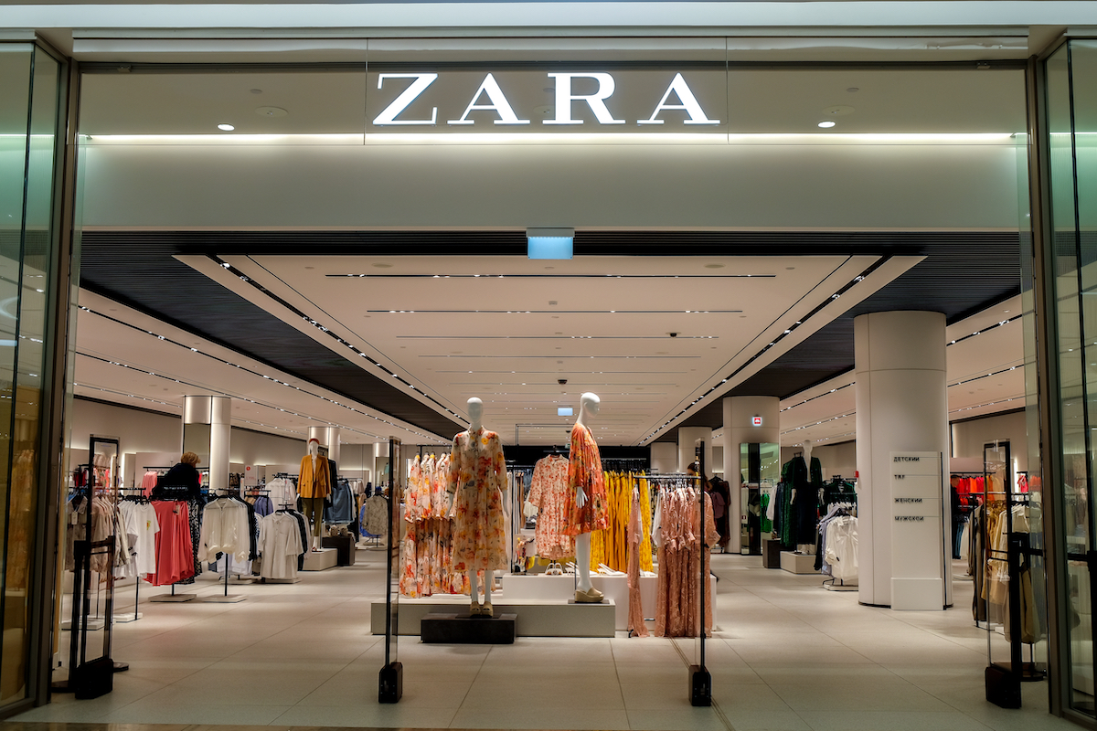 Zara fashion stores in Romania 5.5 