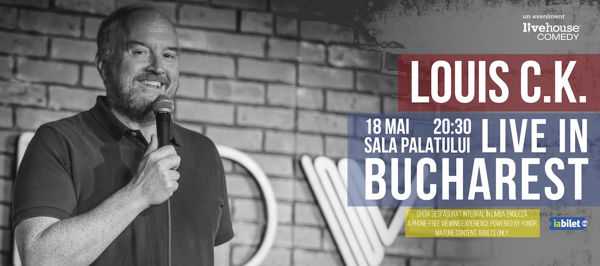 American Comedian Louis C K Comes To Bucharest For May Show