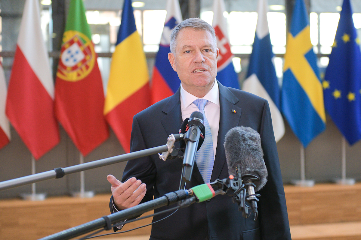 President Romania Agrees To EU Funds To Be Tied To Respecting Rule Of   Romanian President Klaus Iohannis In Brussels Presidency.ro  