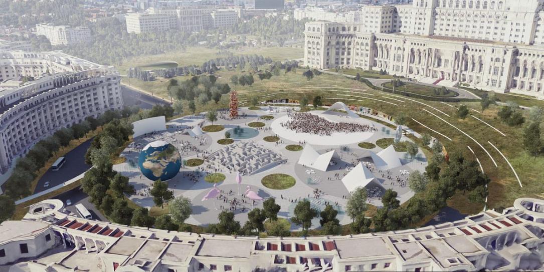 Romanian Opposition Party Wants Redesign Of Parliament Palace Area