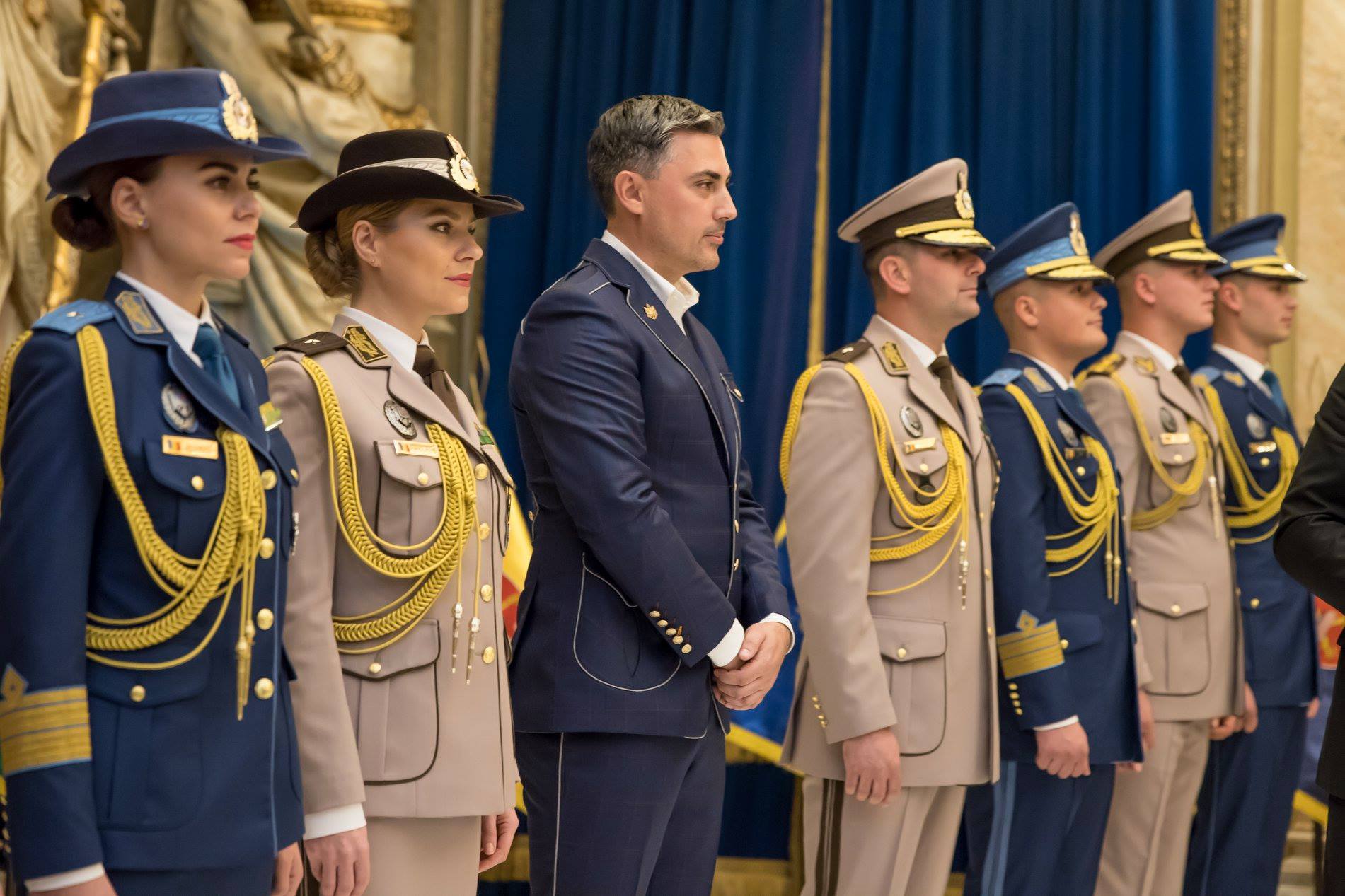Alexandru Ciucu At Presentation Of New Army Uniforms Photo Mapn On FB Photo By Bogdan Pantilimon 